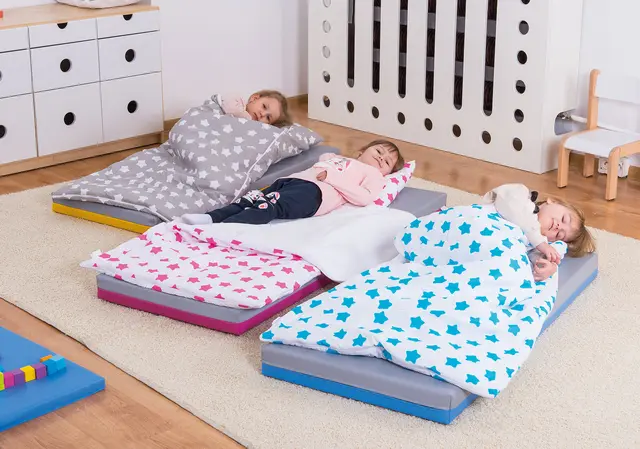 Hvilemadrass gul L140 x B55 x H8 cm 