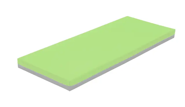 Hvilemadrass limegrønn L140 x B55 x H8 cm 