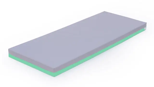 Hvilemadrass lys grønn L140 x B55 x H8 cm 