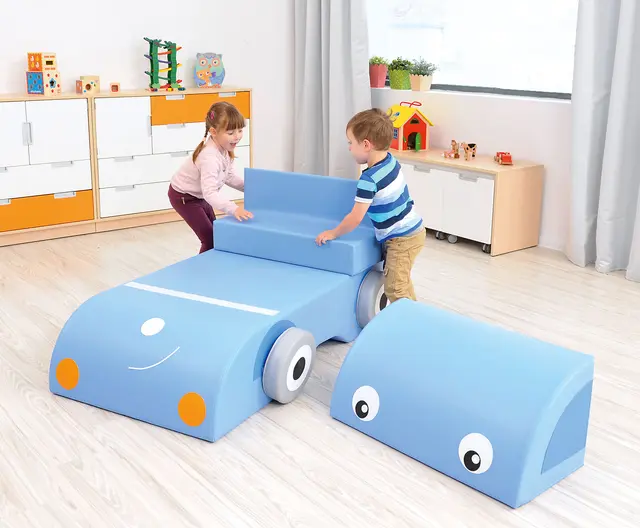 Bil skumklosser B130 x D70 x H60 cm. 