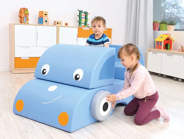 Bil skumklosser B130 x D70 x H60 cm. 