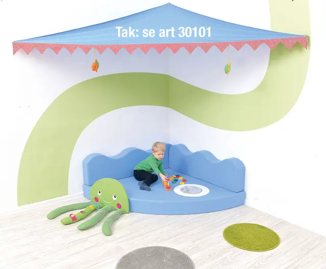 Havlekehjørne B135 x D135 cm 