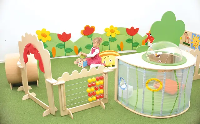 Babyhjørnet hule B108 x D75 x H68 cm 