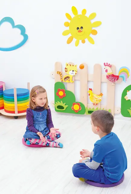 Quadro Sitteputer mix farger 20 stk Ø35 x H3 cm 