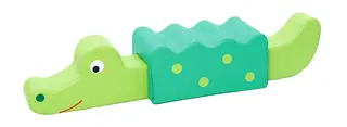 Krokodille i skum B125 x D28 x H26 cm
