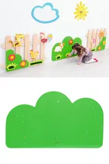 Lekevegg med gr&#248;nne vekster