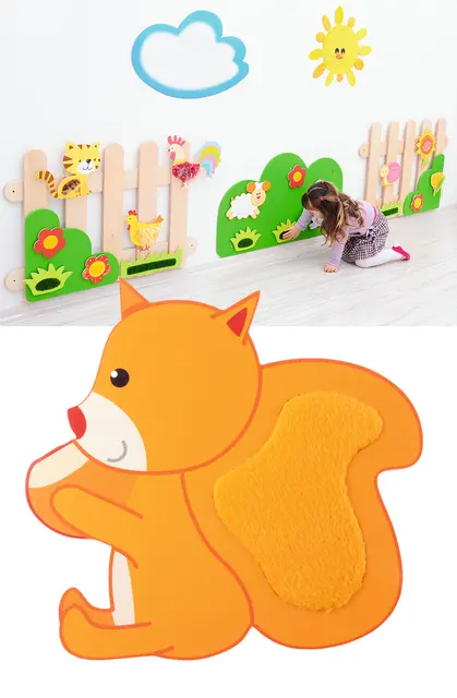 Lekeveggdekorasjon ekorn 