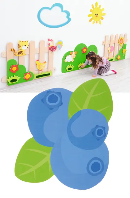 Lekeveggdekorasjon blåbær 