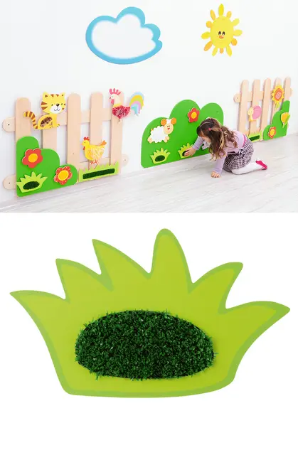 Lekeveggdekorasjon liten gresstue 