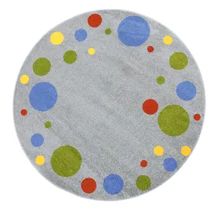 Leketeppe dots Ø200 cm
