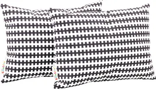 Rektangulær pute mønstret B40 x D16 x H30 cm, 2 stk