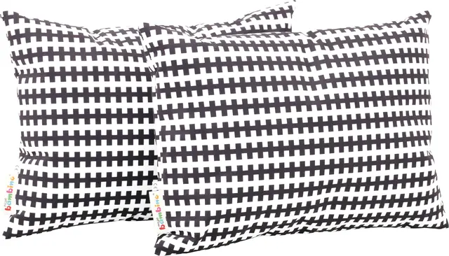 Rektangulær pute mønstret B40 x D16 x H30 cm, 2 stk 