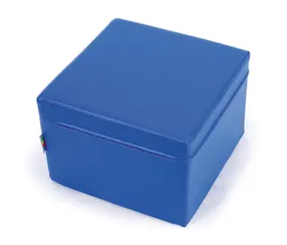 Sittepuff blå B35 x D35 x H25 cm