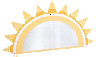 Sol hjørnespeil B250 x H127 cm