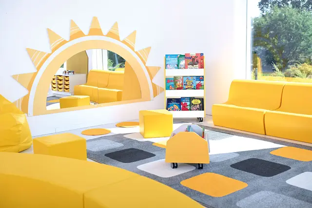 Sol hjørnespeil B250 x H127 cm 