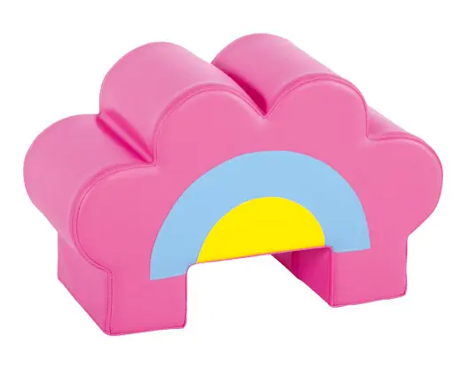 Myk lekeplass regnbueblomst B48 x D20 x H22 cm 