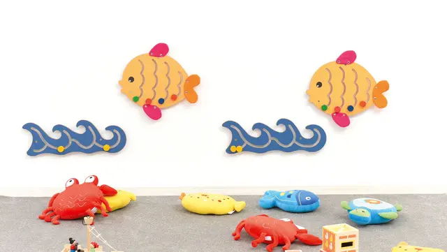 Veggleke bølge B80 x H27 cm 