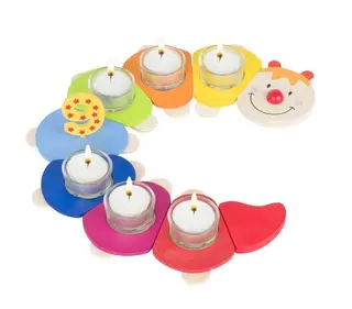 Bursdagslarven til 6 telys