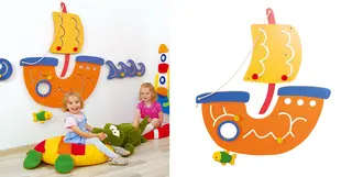 Veggleke skip B93 x H108 cm