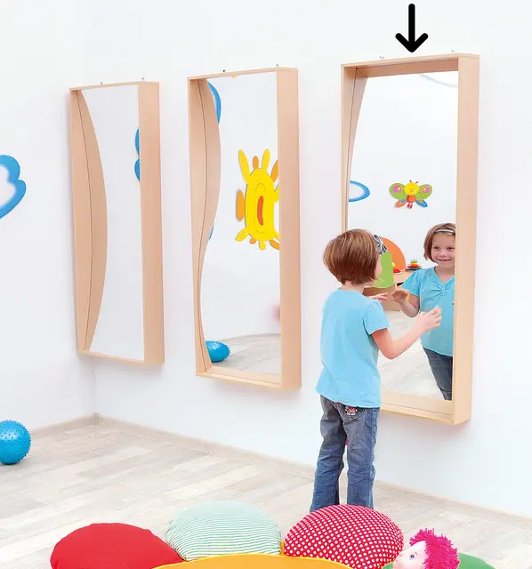 Deformasjonsspeil konveks B68 x H147,5 cm 