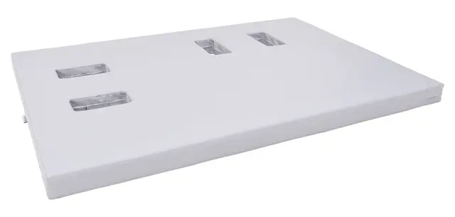 Myk lekeplass madrass med hull B180 x D100 x H8 cm 