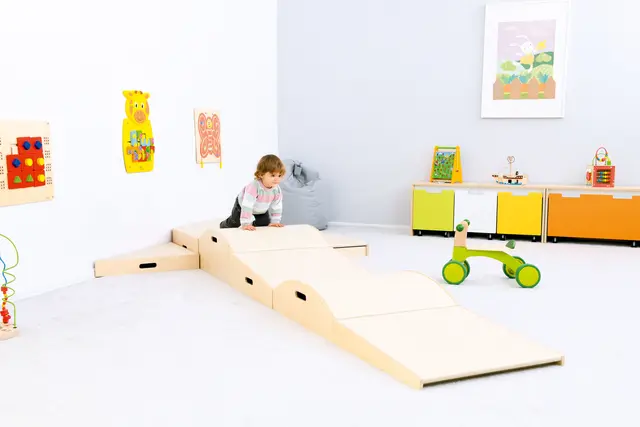Akustikk lekepodie rampe lav B66 x D66 x H10 cm 