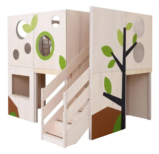 Flora lekehjørne B264 x D205 x H250 cm 