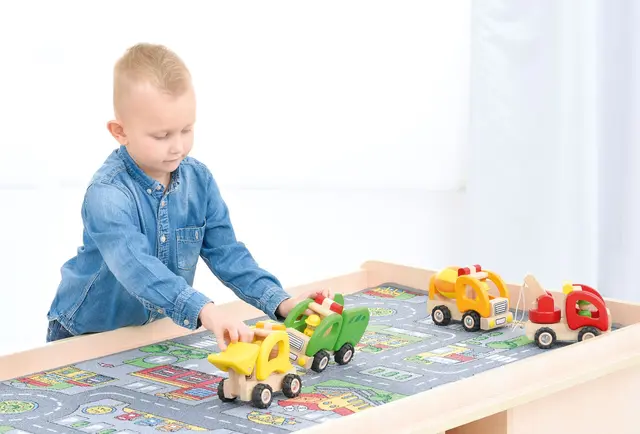 Rektangulært lekebord B149 x D81 x H57 cm 