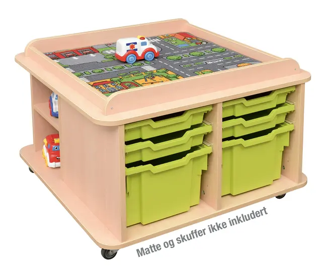 Lekebord høyt B81 x D81 x H57 cm 