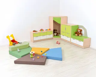 Quadro møbelsett bil B159 x D42 x H87 cm