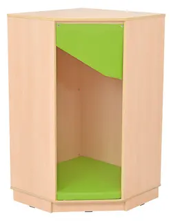 Quadro gjemmehjørne med ledlys B72 x D72 x H125 cm