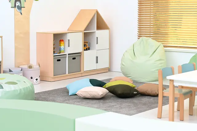 Quadro M reol 4 rom B80 x D42 x H87 cm 