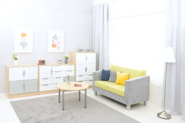 Quadro M reol 4 rom B80 x D42 x H87 cm 