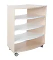 Quadro M buet reol med hjul B42 x D85 x H87 cm