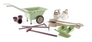 Green Garden trillebår med redskaper 18 deler