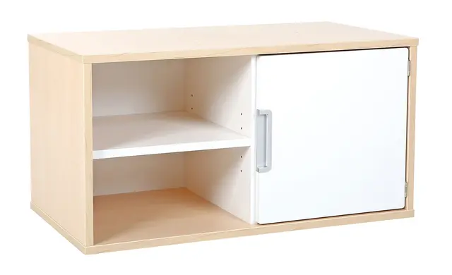 Quadro vegghengt hylle med skap B80 x D42 x H41 cm 