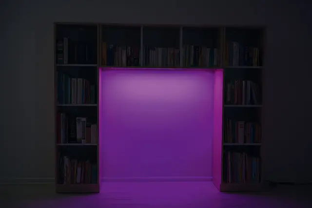 Quadro reol med ledlys B201 x D42 x H162 cm 