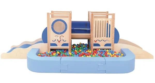 Lekehjørne Ubåt med basseng B441 x D151 x H125 cm 