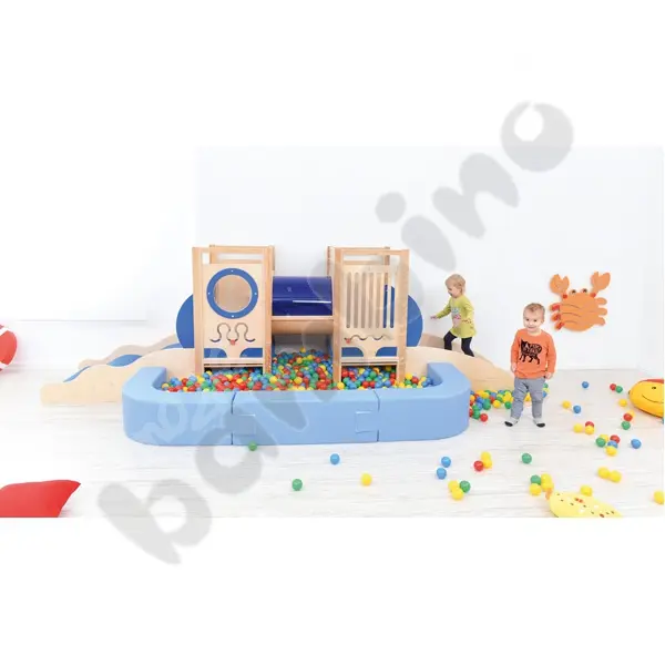 Lekehjørne Ubåt med basseng B441 x D151 x H125 cm 