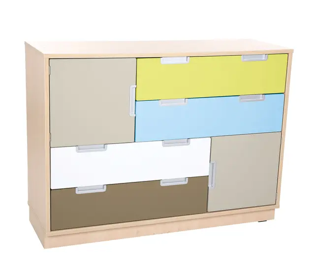 Quadro skuff bred pastell turkis B76 x D19 cm 