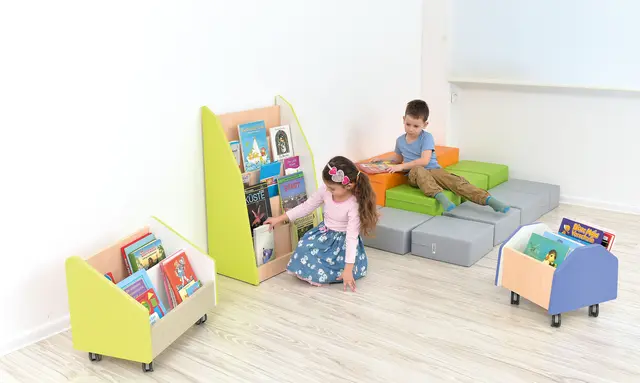 Quadro bokreol ensidig lakserosa B60 x D35 x H90 cm 