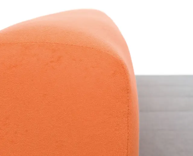 Mood sofa grå/oransje B120 x D72 x H72 cm 