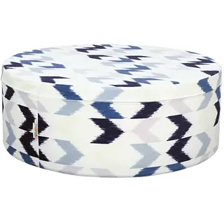 Geo puff med piler Ø80 cm