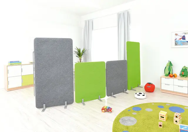 Lav skillevegg grønn B80,5 x H100 cm 