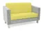 Trend sofa grå/grønn B145 x D76 x H92 cm