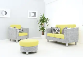 Trend sofa grå/grønn B145 x D76 x H92 cm