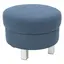 Trend rund puff marine bl&#229; H47 cm