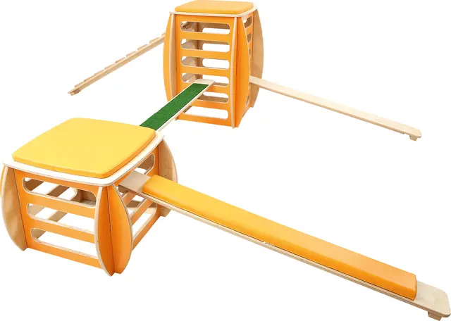 Oppnå gymnastikkube stor B95 x D95 x H116 cm 