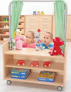 Bulle dukketeater B85 x H73 cm