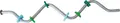 Sensorisk barre sikksakk L131 cm